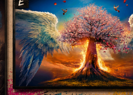 Tree of life with wings